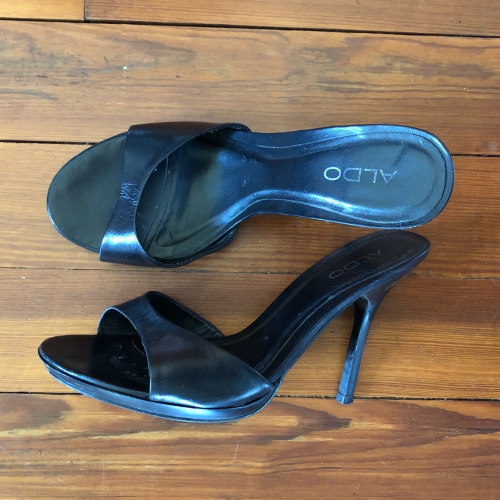 ALDO leather heels
